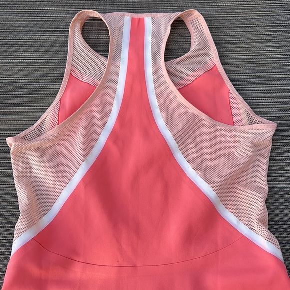 👋NWOT Adidas by Stella McCartney Barricade Dress Australia Open 2016 Coral - Picture 10 of 13